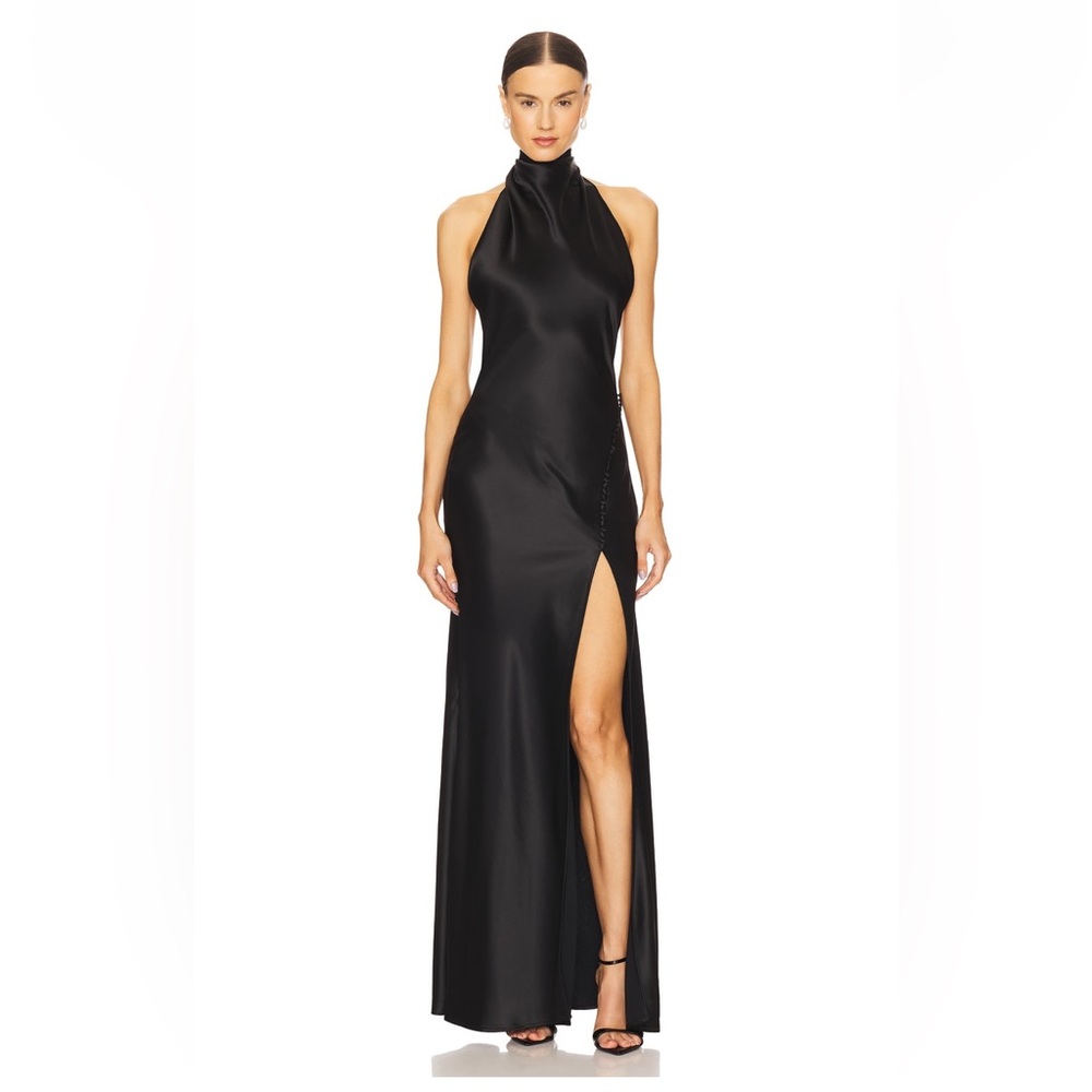 Sau Lee Penelope Gown in Black